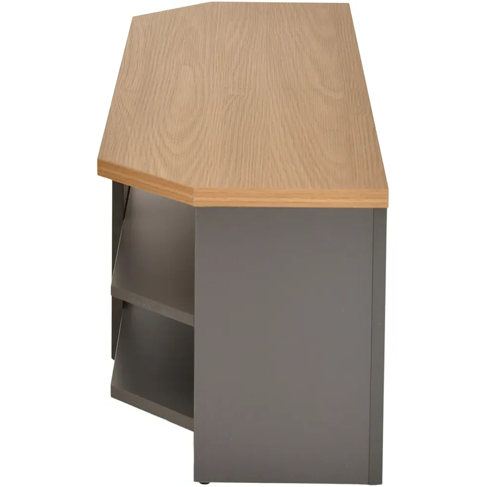 Memphis 2 Shelf TV Stand - Grey, Oak