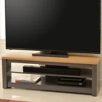 Memphis 2 Shelf TV Stand - Grey, Oak