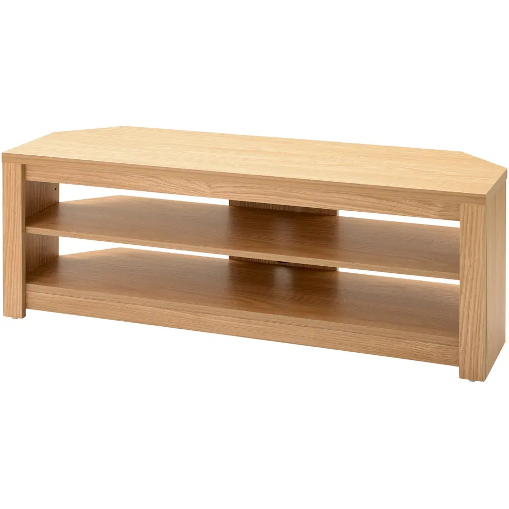 Memphis 2 Shelf TV Stand - Oak