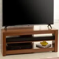 Memphis 2 Shelf TV Stand - Walnut