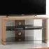 Montreal 2 Shelf TV Stand 800mm - Brown, Oak