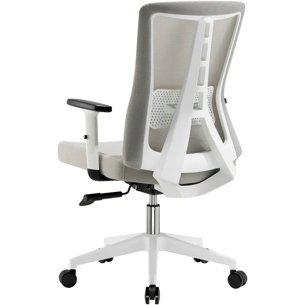 Oxford Mesh Swivel Office Chair - Grey