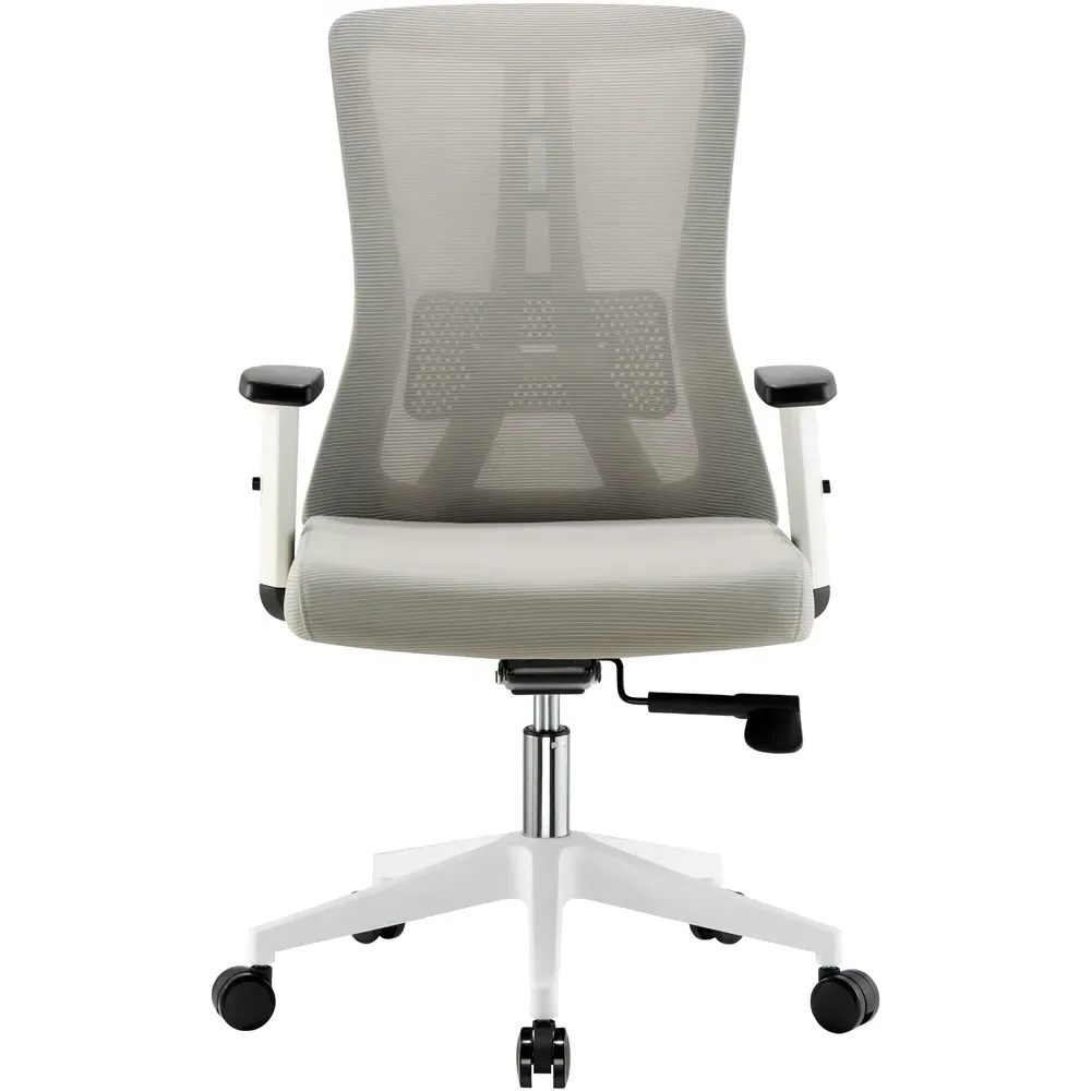 Oxford Mesh Swivel Office Chair - Grey