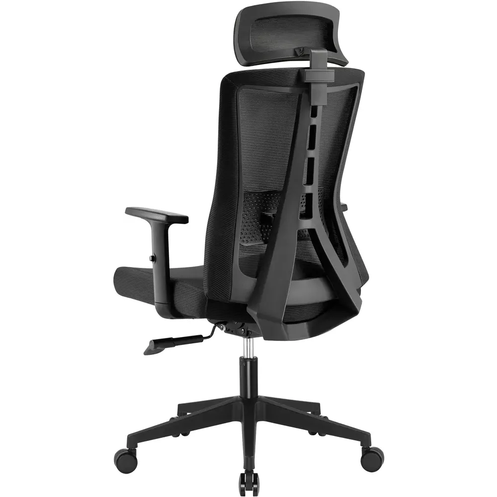 Oxford Plus Mesh Office Chair with Headrest - Black
