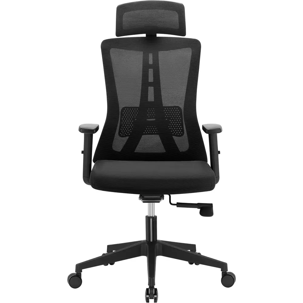 Oxford Plus Mesh Office Chair with Headrest - Black