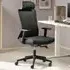 Oxford Plus Mesh Office Chair with Headrest - Black