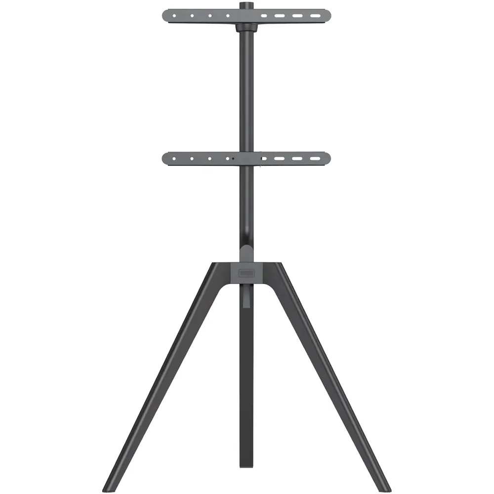 Tripod Floor TV Stand - Black, Wood