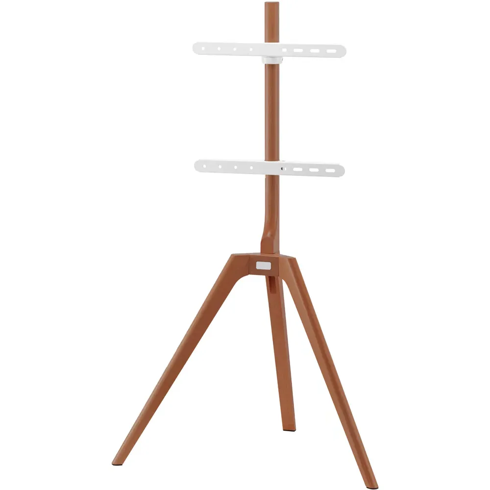 Tripod Floor TV Stand - Brown, Wood