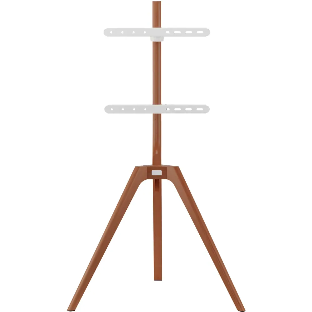 Tripod Floor TV Stand - Brown, Wood