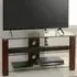 Vision 2 Shelf TV Stand 1050mm - Brown, Walnut