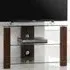 Vision 2 Shelf TV Stand 800mm - Brown, Walnut