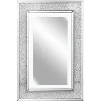 CARME Home Rectangular LED Wall Mirror - Grey