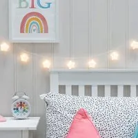 10 LED Star Fairy String Lights - Warm White