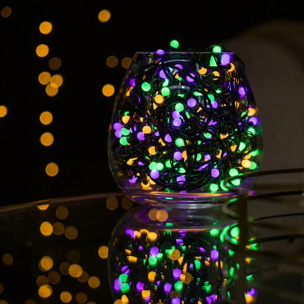 240 LED Bubble String Lights - Multicolour