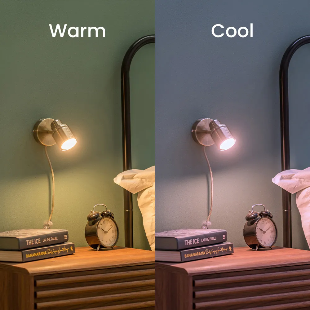 4 Pack GU10 App Control RGB Smart Light Bulb - White