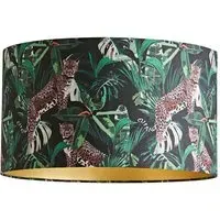 Addalyn Jungle Animal Print Ceiling Lamp Shade - Green