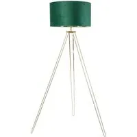 Aero Hairpin Tripod LED Floor Lamp - Gold, Velvet
