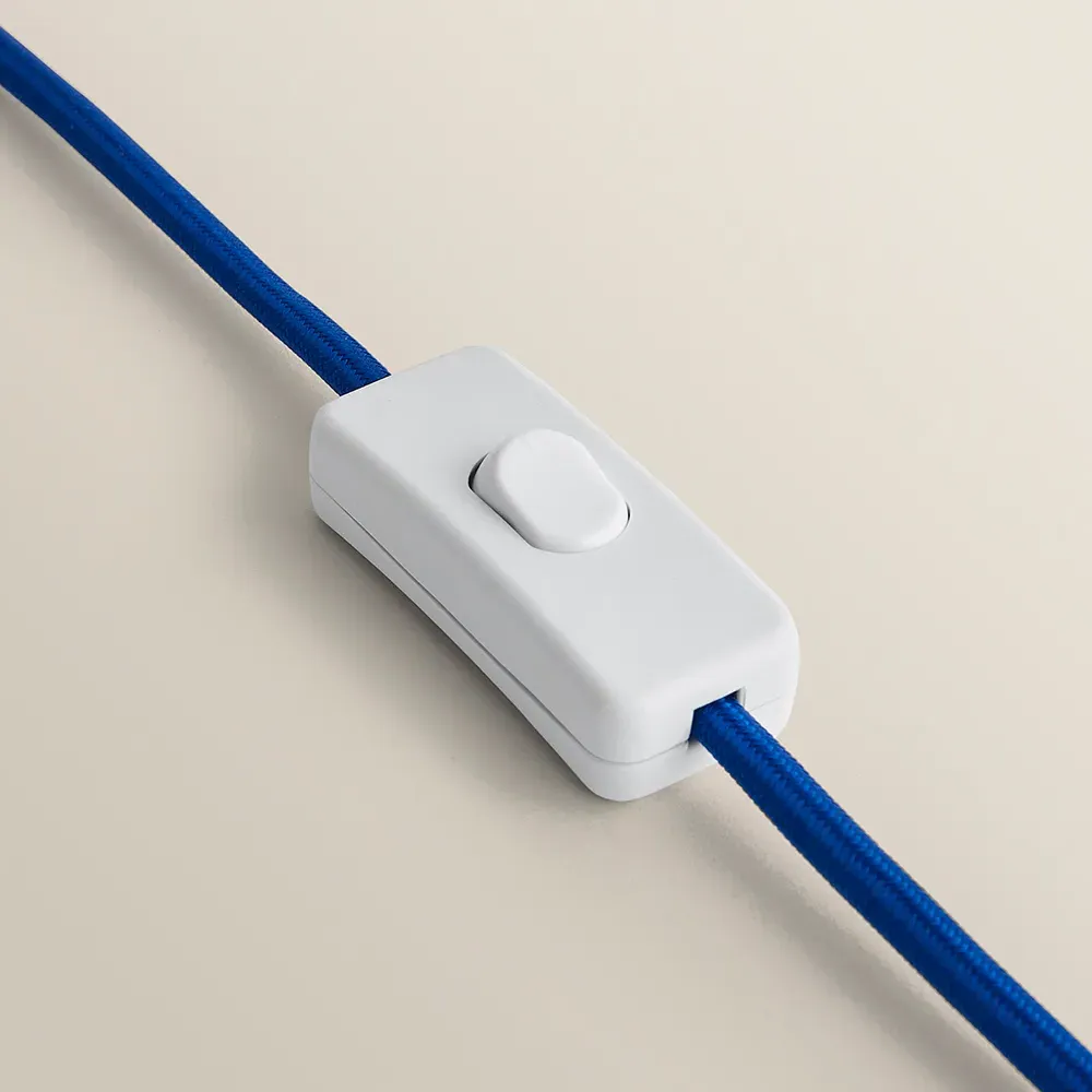 Aida Tall Table Lamp with LED - Blue, Linen