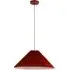 Akira Pleated Shade LED Pendant Light - Orange, Paper