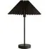 Akira Pleated Shade LED Table Lamp - Black, Paper