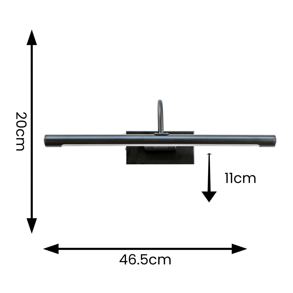 Alana LED Wall Light - Black