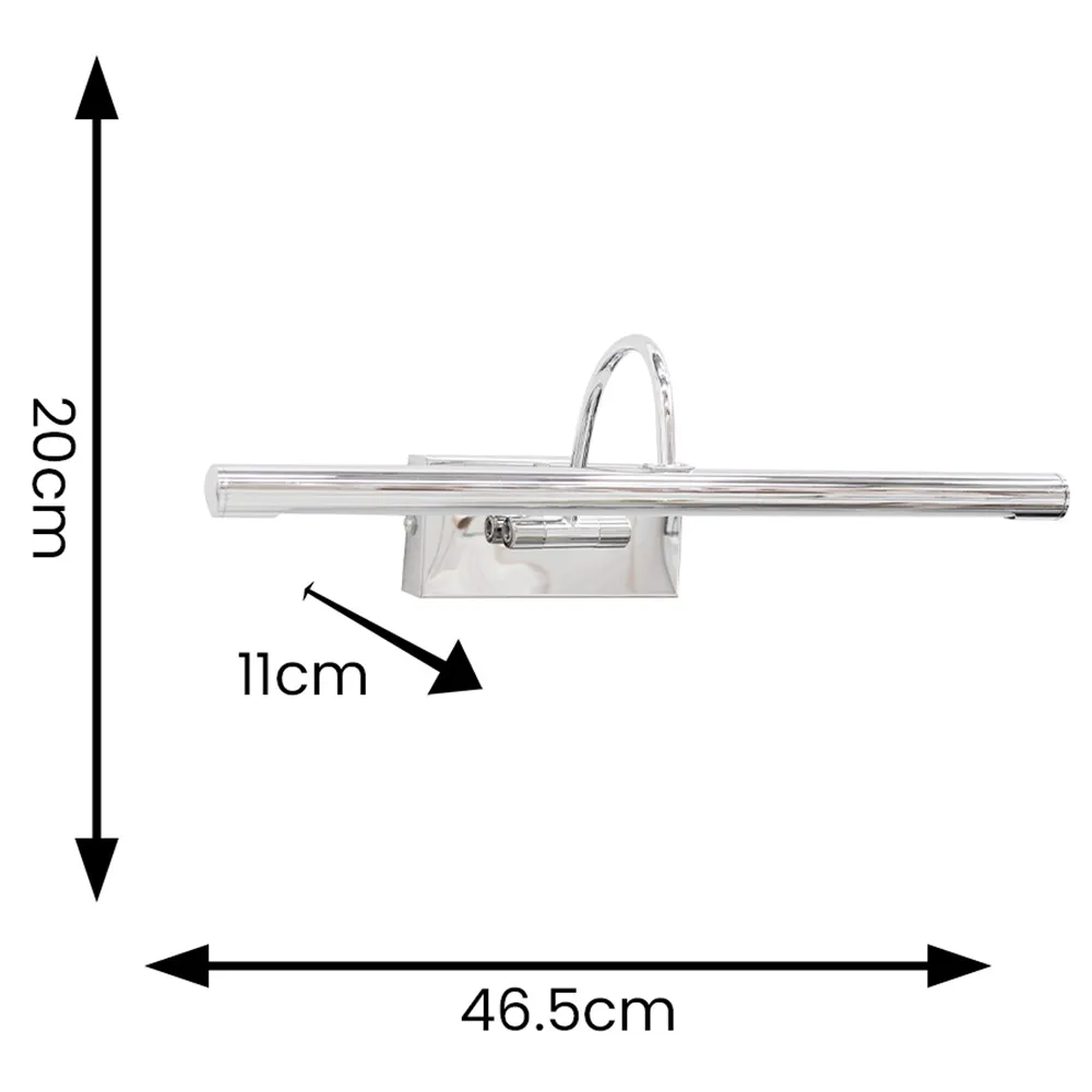 Alana LED Wall Light - Silver