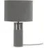 Alexa LED Table Lamp - Grey, Velvet