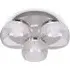 Alissa 3 Way LED Ceiling Light - Chrome, Smoked Glass