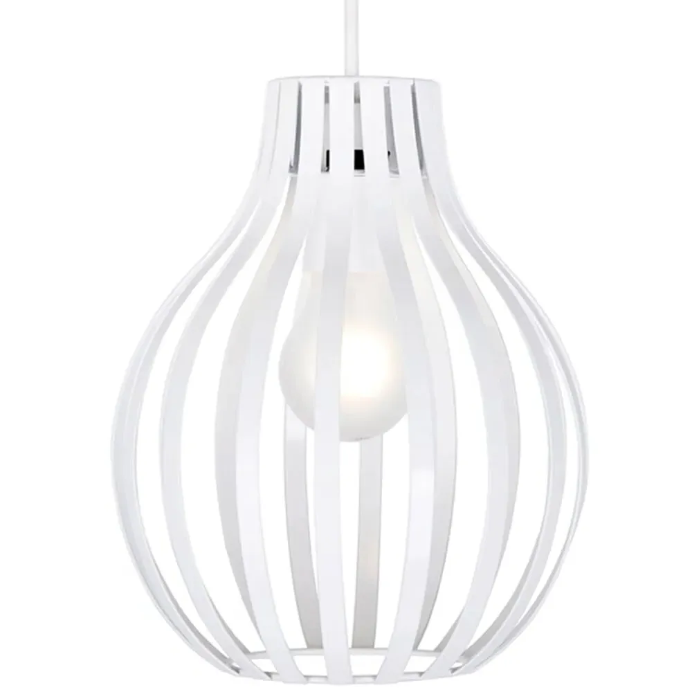 Alloa Basket Pendant Shade - White image