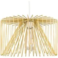 Amadeus Cylinder Wire Pendant Shade - Gold