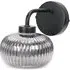 Amaia LED Wall Light - Black, Glass