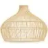 Anais Curved Pendant Shade - Brown, Rattan