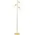 Angus 3 Way Metal LED Floor Lamp - Gold