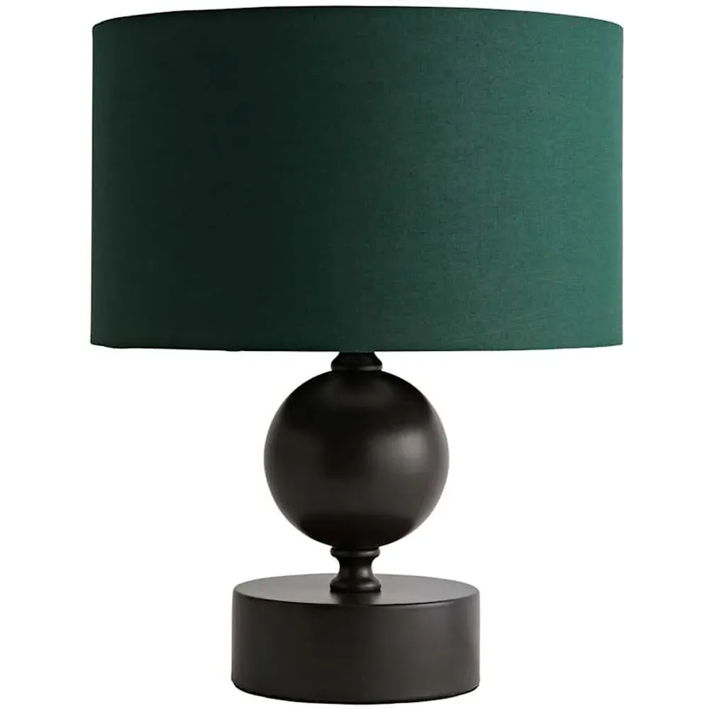 Anthony Drum Shade Candlestick LED Table Lamp - Green image