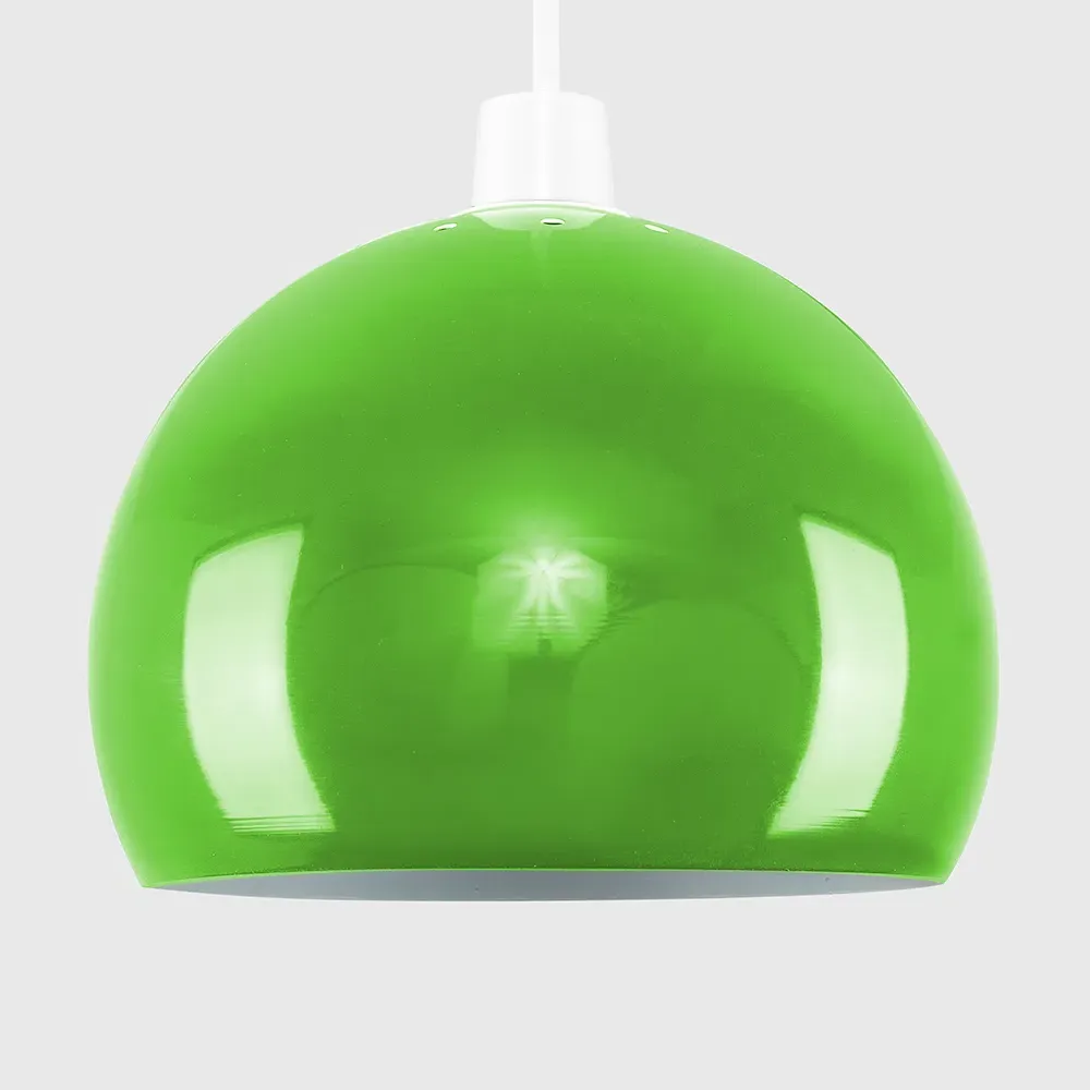 Arco Mini Pendant Light Shade - Green, Metal