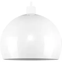Arco Mini Pendant Light Shade - White, Metal