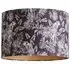 Ariella Animal Print Lamp Shade with Gold Inner - Black