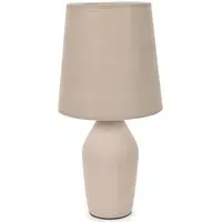 Arlo LED Table Lamp - Brown, Ceramic
