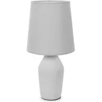 Arlo LED Table Lamp - Grey, Ceramic