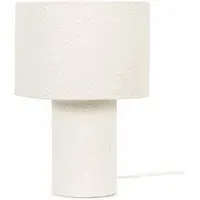 Ash Boucle LED Table Lamp - Cream