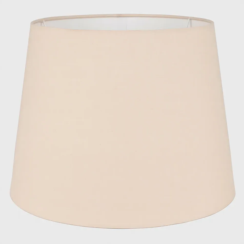 Aspen Large Tapered Lamp Shade - Beige, Polycotton