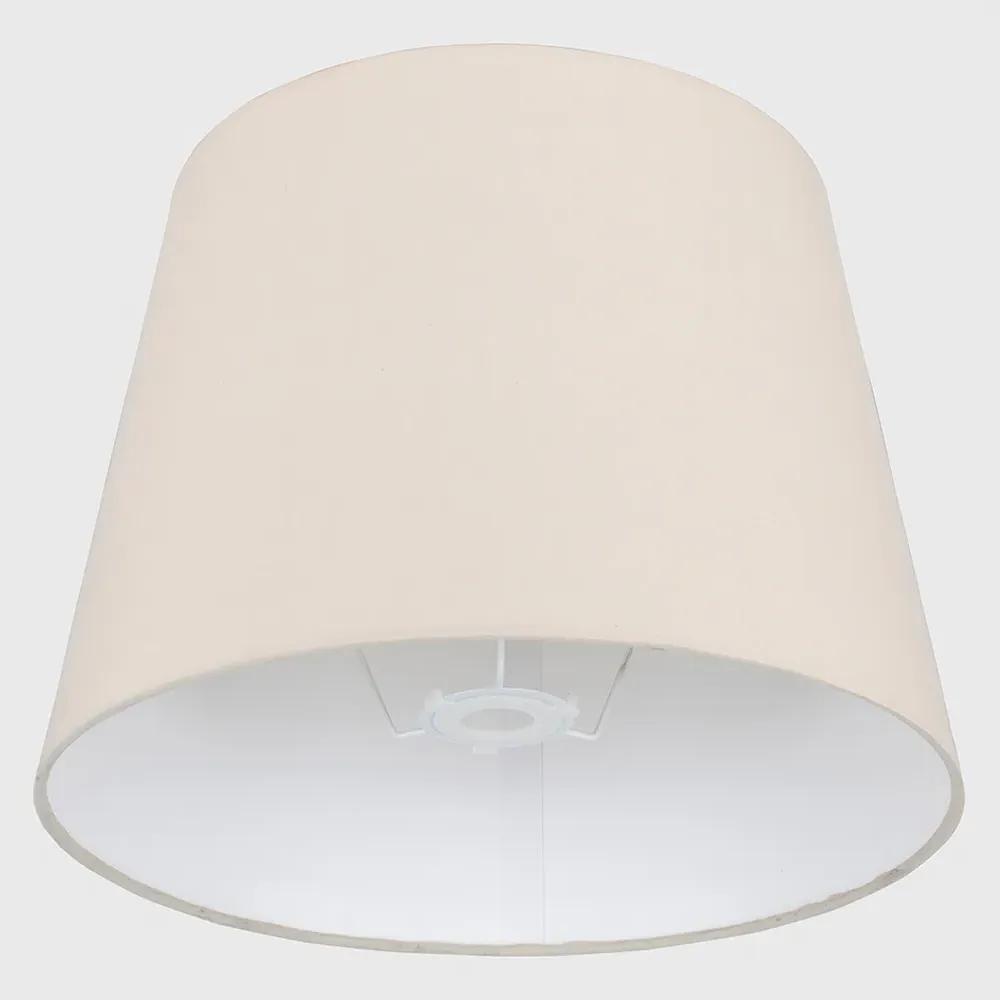 Aspen Large Tapered Lamp Shade - Beige, Polycotton