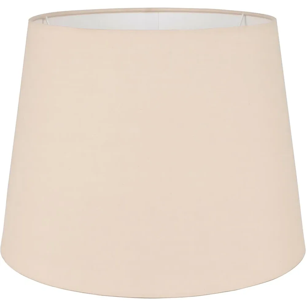 Aspen Large Tapered Lamp Shade - Beige, Polycotton image