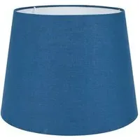 Aspen Large Tapered Lamp Shade - Blue, Polycotton