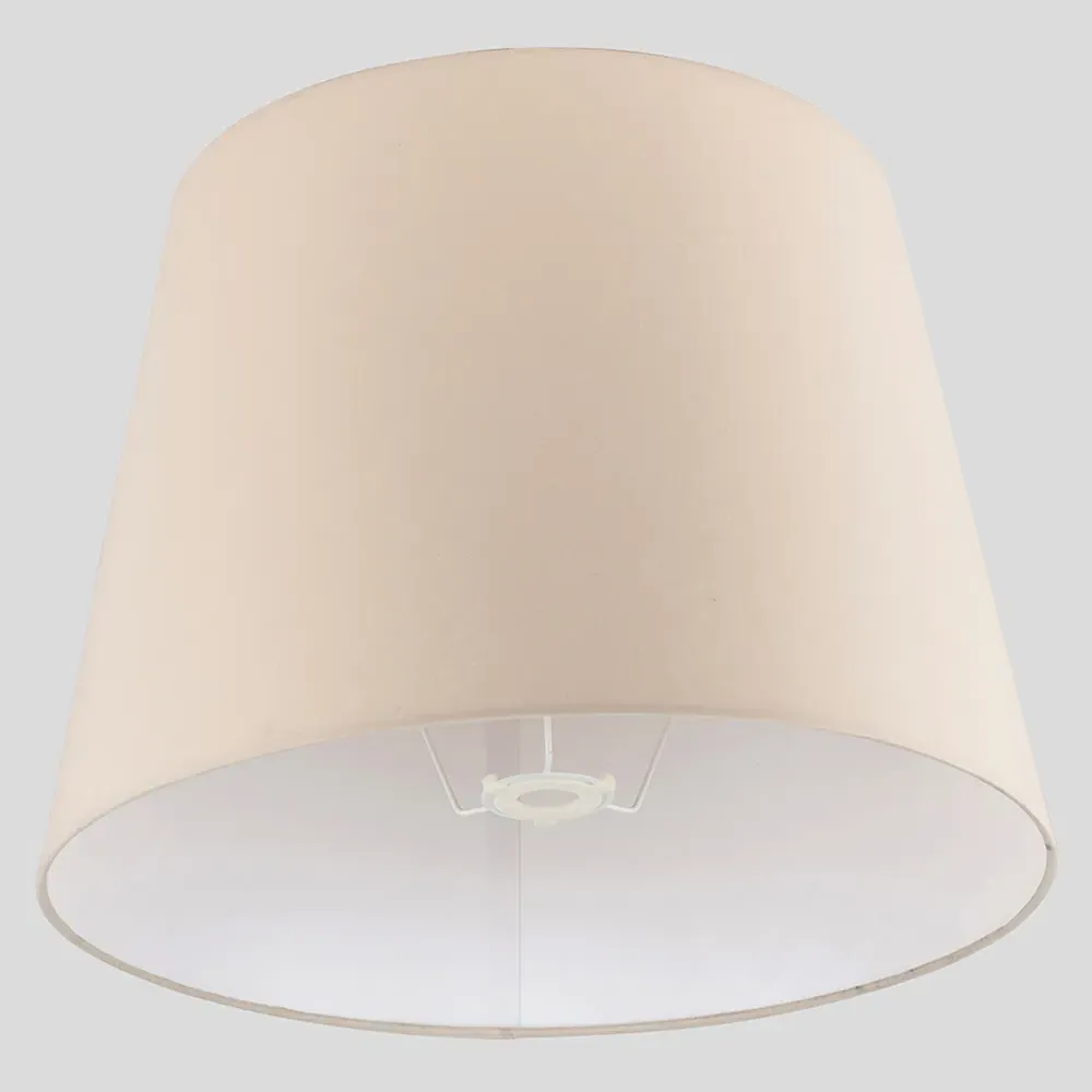 Aspen XL Tapered Lamp Shade - Beige, Polycotton