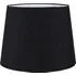 Aspen XL Tapered Lamp Shade - Black, Polycotton