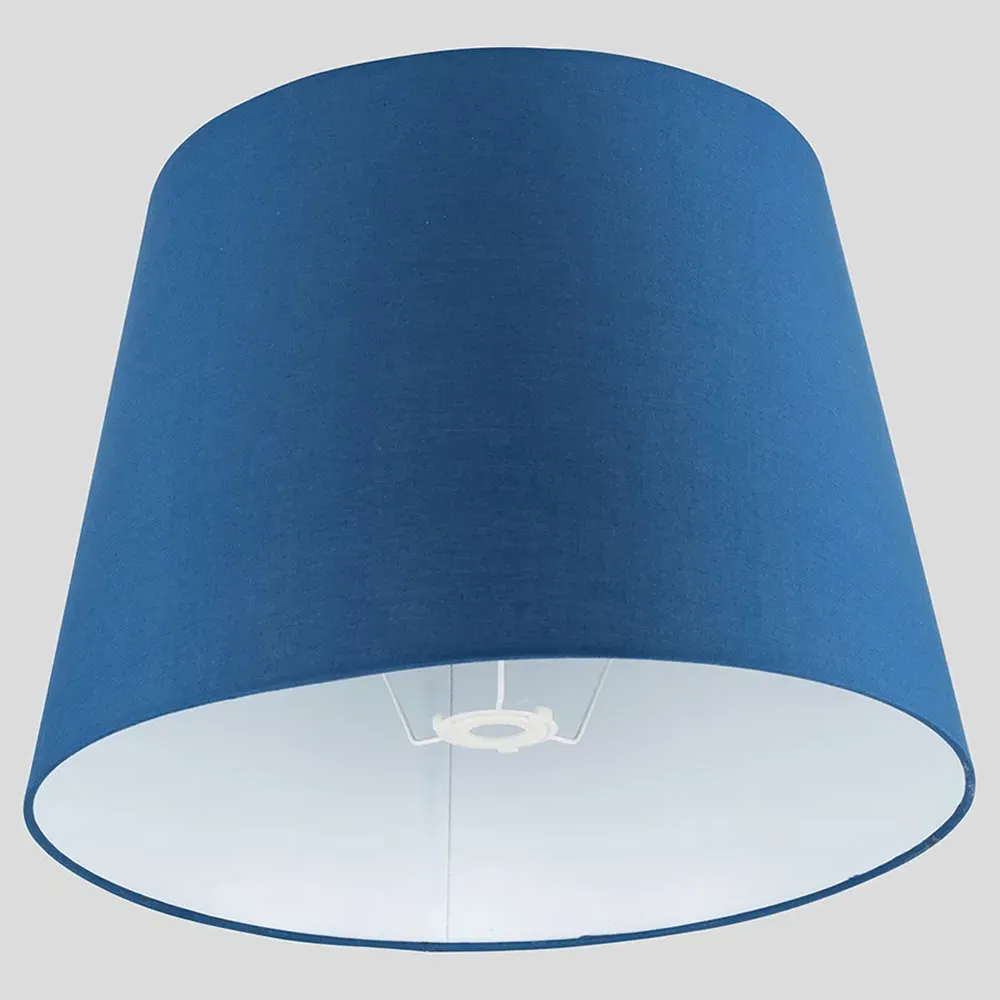 Aspen XL Tapered Lamp Shade - Navy Blue, Polycotton
