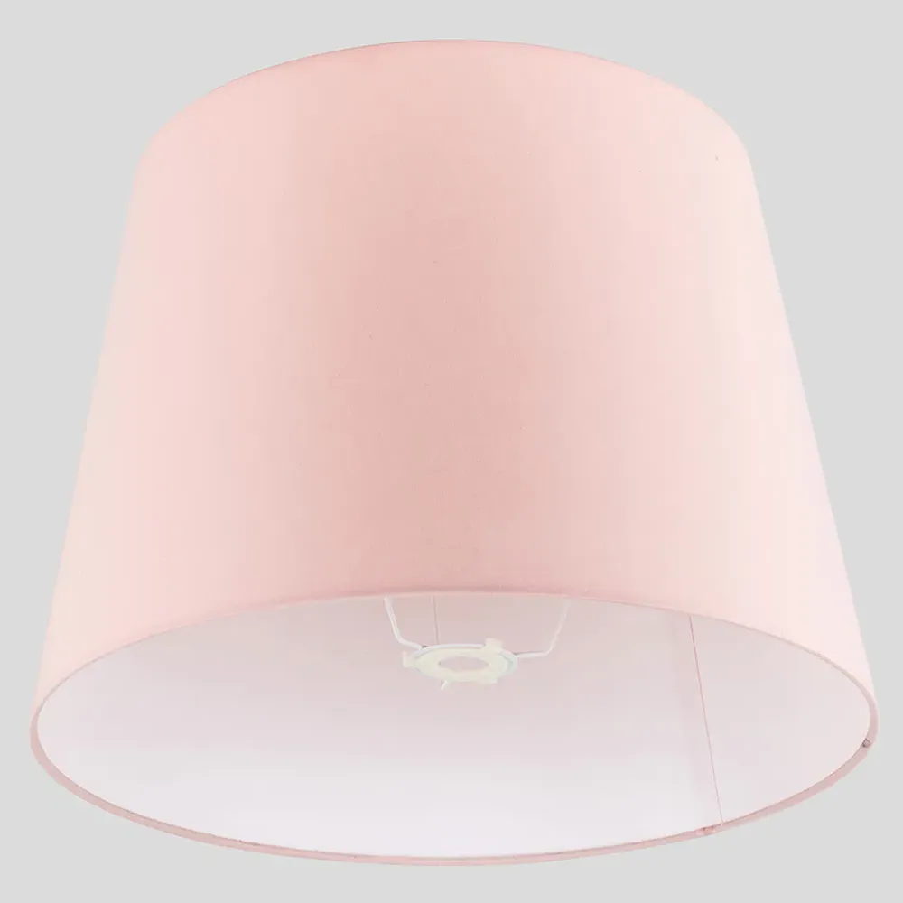 Aspen XL Tapered Lamp Shade - Pink, Polycotton
