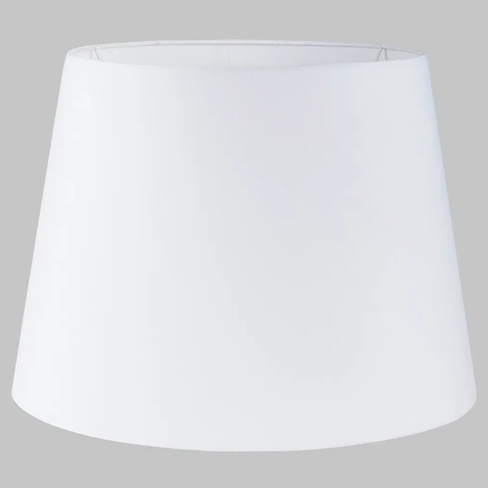 Aspen XL Tapered Lamp Shade - White, Polycotton