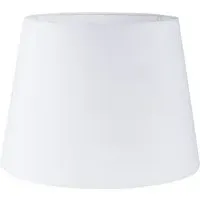Aspen XL Tapered Lamp Shade - White, Polycotton